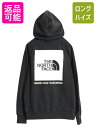 【6/23 マラソン限定クーポン&P5倍!】 US企画 ノースフェイス 両面 プリント スウェット フード パーカー レディース XS 黒 The North ...