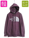 【6/23 マラソン限定クーポン&P5倍!】 US企画 ノースフェイス プリント スウェット フード パーカー レディース S / The North Face...