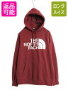 【6/23 マラソン限定クーポン&P5倍!】 ノースフェイス プリント スウェット フード パーカー レディース M / The North Face プルオー...