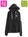 【6/22 マラソン限定クーポン&P5倍!】 ノースフェイス フルジップ スウェット フード パーカー レディース M 黒 The North Face アウト...
