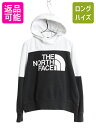 【6/22 マラソン限定クーポン&P5倍!】 US企画 ノースフェイス プリント スウェット フード パーカー レディース M The North Face 裏...
