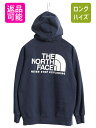 【6/23 マラソン限定クーポン&P5倍!】 ノースフェイス 両面 プリント スウェット フード パーカー レディース S / The North Face プ...