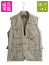 【5/1 24h限定10%OFF&P3倍!】 90s オービス サファリ ベスト メンズ L / オールド 旧タグ ORVIS アウトドア 重ね着 フィッシング...