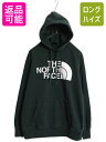 【6/23 マラソン限定クーポン&P5倍!】 US企画 ノースフェイス プリント スウェット フード パーカー レディース М / 古着 アウトドア プルオーバ...