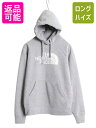 【7/9 最大半額SALE&ポイント5倍!!】 ノースフェイス プリント スウェット フード パーカー メンズ S / 古着 The North Face プル...
