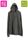【7/8 最大半額SALE&ポイント5倍!!】 00s ポロ ラルフローレン 鹿の子 パーカー メンズ M 古着 オールド フード付き 長袖 ポロシャツ 長袖シャツ フード コットン ワンポイント| 中古 00's 00年代 POLO RALPH LAUREN プルオーバー 長袖Tシャツ ロンT フードパーカー 長袖ポ