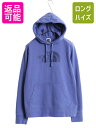 【6/22 マラソン限定クーポン&P5倍!】 US企画 ノースフェイス プリント スウェット フード パーカー レディース М / アウトドア プルオーバー ト...