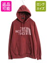 【6/22 マラソン限定クーポン&P5倍!】 ノースフェイス プリント スウェット フード パーカー レディース M / 古着 アウトドア プルオーバー トレー...