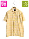 【7/10 26h限定10%OFFクーポン配布】 ノースフェイス チェック 半袖 シャツ メンズ M アウトドア ナイロン ポケット付き ボックス ゆったり シ...