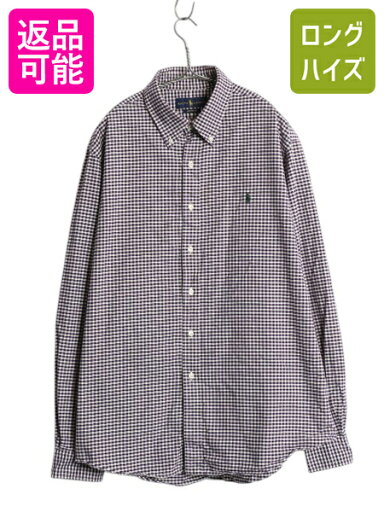 ラルフローレン ギンガム チェック オックスフォード 長袖 ボタンダウン シャツ メンズ XL / ポロ ワンポイント BD 大きいサイズ ツートン| 古着 中古 POLO RALPH LAUREN 細身 スリム 長袖シャツ コットンシャツ ボタンダウンシャツ チェックシャツ ポニー刺繍 カジュアル ラルフローレン ギンガム チェック オックスフォード 長袖 ボタンダウン シャツ メンズ XL / ポロ ワンポイント BD 大きいサイズ ツートン| 古着 中古 POLO RALPH LAUREN 細身 スリム 長袖シャツ コットンシャツ ボタンダウンシャツ チェックシャツ ポニー刺繍 カジュアル