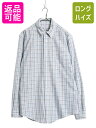 【7/10 26h限定10%OFFクーポン配布】 ブルックスブラザーズ チェック 長袖 ボタンダウン シャツ メンズ M / 長袖シャツ ポケット付き ワイシャ...