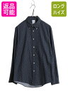 ブルックスブラザーズ 総柄 長袖 ボタンダウン シャツ メンズ М / 古着 スーピマ コットン BD 長袖シャツ ワイシャツ カジュアル きれいめ| 中古 B...