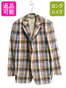 【7/10 26h限定10%OFFクーポン配布】 デッドストック 90s カナダ製 J PRESS コットン テーラード ジャケット メンズ XL 程/ オール...