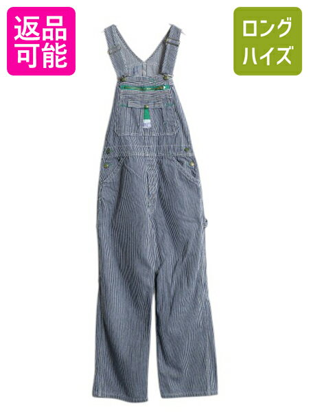 【11/25 期間限定400円OFF×P5倍】 80s 90s LIBERTY ヒッコリー ストライプ デニム オーバーオール 実寸 30 ヴィンテージ ツナギ...