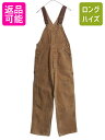 【11/25 期間限定400円OFF×P5倍】 60s 70s USA製 ★ カーハート ダブルニー ブラウン ダック オーバーオール 実寸 W35 ヴィンテー...