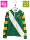 ラグビー ラルフローレン 長袖 ラガーシャツ レディース S / ポロ 長袖シャツ ポロシャツ カットソー ラグビー 袖 ボーダー マルチカラー| 古着 中古 ...