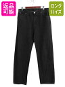 【7/13 24h限定555円OFFクーポン配布!】 US企画 先染め ディッキーズ ブラック デニム パンツ メンズ 実寸 35 31 古着 ジーンズ ジーパ...