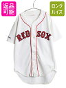 【7/8 最大半額SALE&ポイント5倍!!】 USA製 レッドソックス ベースボール シャツ メンズ XL 程/ MLB オフィシャル ローリングス 大リーグ...