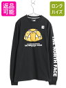 【9/10 20名様限定10%OFFクーポン配布 ノースフェイス プリント 長袖 Tシャツ メンズ M アウトドア ロンT カットソー ロングスリーブ ドーム テント グラフィック 袖プリント 黒| 古着 中古 The North Face ブラック 長袖Tシャツ プリントTシャツ ロングTシャツ ロゴT ク