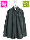 【7/8 最大半額SALE&ポイント5倍!!】 エルエルビーン チェック 長袖 ボタンダウン シャツ メンズ L コットン BD 長袖シャツ ポケット付き マル...