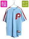 【7/10 26h限定10%OFFクーポン配布】 USA製 フィリーズ ベースボール シャツ メンズ XL 程/ MLB オフィシャル マジェスティック 大リー...