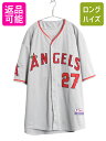【7/8 最大半額SALE&ポイント5倍!!】 エンゼルス ベースボール シャツ メンズ XXXL 程 MLB オフィシャル マジェスティック 大リーグ ユニフ...