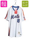 【7/8 最大半額SALE&ポイント5倍!!】 デッドストック メッツ ベースボール シャツ メンズ XXXL 程/ MLB オフィシャル ミッチェルアンドネス...