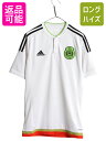 【11/1 24h限定10%OFFクーポン配布!】 アディダス メキシコ 代表 サッカー ユニフォーム メンズ L / 正規品 15 16 17 モデル オフィシャル レプリカ 当時物 ポロシャツ ジャージ| 古着 中古 ADIDAS ナショナル ユニホーム ゲームシャツ フットボール スポーツ 半袖シャツ 半
