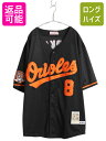 【7/8 最大半額SALE&ポイント5倍!!】 USA製 オリオールズ ベースボール シャツ メンズ XXL 程/ MLB オフィシャル ミッチェルアンドネス ...