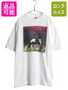 【7/13 24h限定555円OFFクーポン配布!】 90s USA製 ウシ アート イラスト プリント Tシャツ メンズ XL / アニマル グラフィック ヘ...