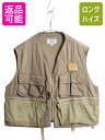 60s USA製 オービス フィッシング ベスト メンズ L 程 古着 ヴィンテージ アウトドア フルジップ ショート丈 ハンティング 重ね着 前開き| 中古 ...