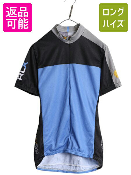 00s USA製 RLX ポロスポーツ ラルフローレン 半袖 サイクル ジャージ メンズ S オールド プルオーバー サイクルウェア 自転車 サイクリング| 古...