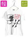 90s USA製 メッセージ サドルシューズ イラスト プリント Tシャツ L 小さめ メンズ M 程 古着 オールド グラフィック シングルステッチ 白| 中...