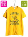 80s USA製 ウイングフット 4段 プリント Tシャツ メンズ レディース M ヴィンテージ カレッジ シングルステッチ ラッセル グラフィック 黄| 古着...