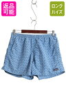 パタゴニア バギーズ ショーツ レディース M 古着 19年製 アウトドア ナイロン スイム サーフ 総柄 ショートパンツ 水陸両用 海パン 短パン| 中古 P...