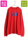 【7/13 24h限定555円OFFクーポン配布!】 ノースフェイス プリント 長袖 Tシャツ メンズ XL / 古着 アウトドア ロンT ロングスリーブ カッ...