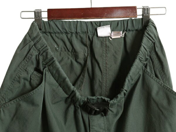 90s ノースフェイス カーゴ ショートパンツ メンズ L オールド アウトドア ショーツ 短パン ノータック ポケット付き パッカブル グリーン| 古着 中古 90's 90年代 The North Face ハーフパンツ ショート パンツ カーゴパンツ 半ズボン トレイル ハイキング ワンポイント 緑