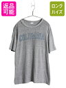 【マラソン限定400円OFFクーポン&P5倍!】 80s USA製 ★ チャンピオン 染込み カレッジ プリント 半袖 Tシャツ メンズ XL 小さめ L 程/ 古着 ヴィンテージ 88 12 バータグ 霜降り 灰| 中古 アメリカ製 米国製 80年代 80's 当時物 Champion ハチハチワンツー シングルステッチ