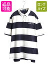 【8/7 最大半額SALE&ポイント5倍!!】 00s ポロ ラルフローレン ボーダー 半袖 ラガーシャツ メンズ XL オールド 半袖シャツ ラグビー シャツ 大きいサイズ ツートン ポロシャツ| 古着 中古 00's 00年代 POLO RALPH LAUREN ラグビーシャツ ラガー カットソー 半袖ポロシャツ