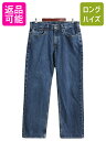 【マラソン28h限定10%OFFクーポン&P5倍】 US企画 カーハート デニム パンツ メンズ 34 30 ワーク ストレート ジーンズ ジーパン ヘビーウェイト コットン ゆったり ワンポイント 青| 古着 中古 CARHARTT 日本未発売 B480 廃盤 デニムパンツ コットンパンツ ストレートパンツ