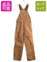 【7/18 ご愛顧感謝デーポイントUP!】 60s 70s USA製 カーハート ダブルニー ブラウン ダック オーバーオール 実寸 32 31 ヴィンテージ ツナギ ペインター ワーク ストレート 茶| 古着 中古 60年代 70年代 60's 70's アメリカ製 ビンテージ CARHARTT ユニオンメイド ビブ オ