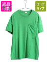 【7/27 24h限定ポイント5倍!】 80s USA製 フルーツオブザルーム ポケット付き 無地 半袖 Tシャツ メンズ M 小さめ S 程/ ヴィンテージ シングルステッチ ポケT 耳付き 緑| 古着 中古 80年代 ビンテージ アメリカ製 FRUITOFTHELOOM 半袖Tシャツ ポケットTシャツ 無地Tシャツ