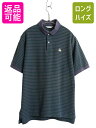 80s USA製 ブルックスブラザーズ ボーダー 半袖 ポロシャツ メンズ XL ヴィンテージ 半袖シャツ 鹿の子 コットン カットソー 大きいサイズ | 中古...