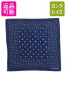 【8/5 24h限定10%OFFクーポン配布!】 40s USA製 ★ エレファント ブランド 下鼻 ドット柄 バンダナ 小物 象 トランクダウン 水玉 セルビ...