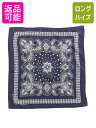 【8/5 24h限定10%OFFクーポン配布!】 60s USA製 ★ パリス TOWER ペイズリー x ドット バンダナ / 小物 ヴィンテージ 水玉 セル...