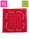 【8/5 24h限定10%OFFクーポン配布!】 デッドストック 90s USA製 ★ ラングラー 縄文字 ロゴ バンダナ / ハバハンク ウエスタン ワーク ...