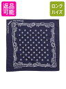【8/5 24h限定10%OFFクーポン配布!】 デッドストック 90s USA製 ★ ラングラー 縄文字 ロゴ バンダナ / ハバハンク ウエスタン ワーク ...