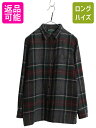 【9/6 最大半額SALE&店内ポイント5倍!】 00s ローレン ラルフローレン チェック 長袖 CPO シャツ レディース L ポロ オールド ラムウール ボックス ジャケット ゆったり カジュアル| 古着 中古 00年代 POLO RALPH LAUREN 長袖シャツ ウール ウールシャツ チェックシャツ シ