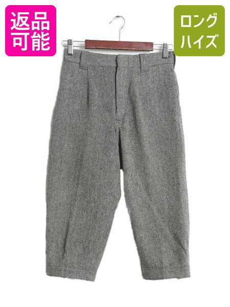 【12/25 30名様限定10%OFF×P5倍!】 70s USA製 ウールリッチ ニッカポッカ パンツ 実寸 27 / ヴィンテージ アウトドア ツイード ウール 7分丈 クロップド ハンティング グレー | 古着 中古 70's 70年代 WOOLRICH 白タグ アメリカ製 ビンテージ ジョッパーズ ウールパンツ ツ