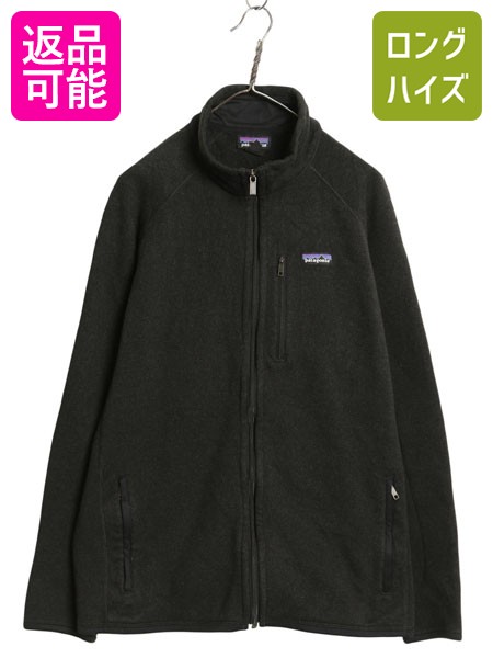 Rakuten - パタゴニア ベターセーター ジャケット メンズ XL 古着 15年製 フリース セーター フルジップ ブルゾン アウトドア 裏起毛 大きいサイズ 黒| 中古 ブラック Patagonia フリースジャケット ニット ジャンパー ハイネック ジップアップ 前開き ワンポイント ロゴ刺繍 シンプル